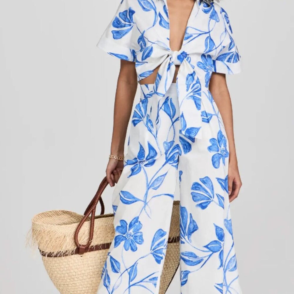PatBO Nightflower Wide Leg Pant